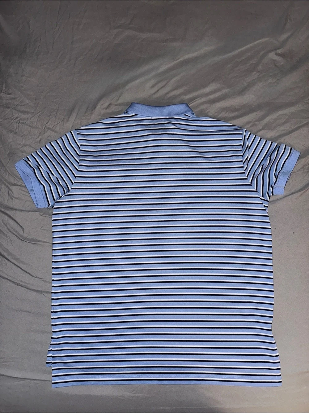 Polo by Ralph Lauren performance Light Blue Striped Polo Shirt